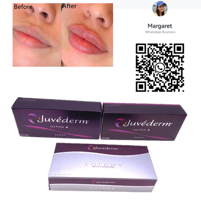 Juvederm Dermal Filler 2x1ml เข็มฉีดยาเข็มฉีดยา Cross Linked Gel Lip Injection
