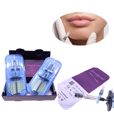 Juvederm Dermal Filler 2x1ml เข็มฉีดยาเข็มฉีดยา Cross Linked Gel Lip Injection