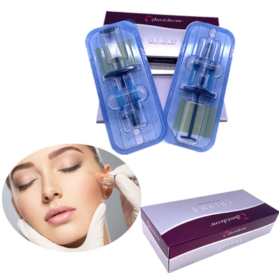 Juvederm Dermal Filler 2x1ml เข็มฉีดยาเข็มฉีดยา Cross Linked Gel Lip Injection