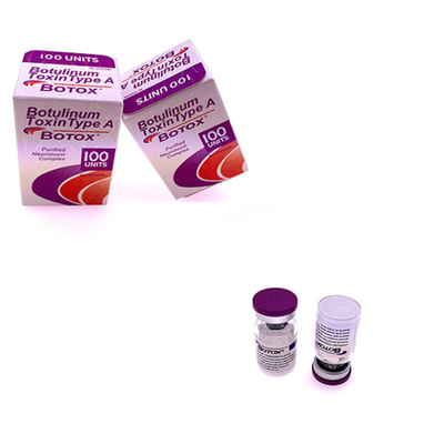 ริ้วรอยลบ Allergan ตุรกี 100iu Botulinum Toxin Btx ฉีดสำหรับใบหน้า