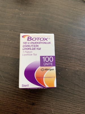 Allergan  1x100iu Botulium Toxin Type A 1 ขวด / กล่อง