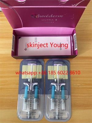 Juvederm Ultra 3 2x1ml Hyaluronic Acid Facial Lines Dermal Fillers สำหรับริ้วรอย