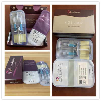 ฟิลเลอร์ริมฝีปาก Juvederm ขนาด 2x1 มล. ฟิลเลอร์ผิวหนังกรดไฮยาลูโรนิกแบบฉีดได้