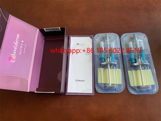 ฟิลเลอร์ริมฝีปาก Juvederm ขนาด 2x1 มล. ฟิลเลอร์ผิวหนังกรดไฮยาลูโรนิกแบบฉีดได้
