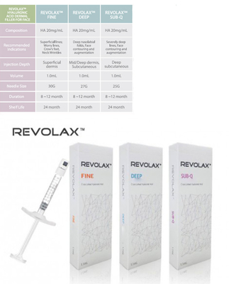 เกาหลี Revolax Fine Deep Sub-Q Hyaluronic Acid Dermal Filler CE