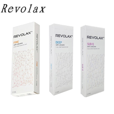 เกาหลี 1.1ml Revolax Cross Linked Dermal Filler Injection สำหรับปริมาณใบหน้า