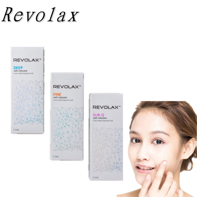 เกาหลี 1.1ml Revolax Cross Linked Dermal Filler Injection สำหรับปริมาณใบหน้า