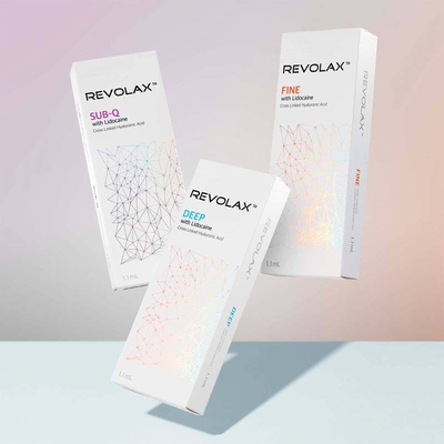 Revolax 1.1ml Hyaluronic Acid Dermal Filler Fine Deep Subq เพื่อความเรียบเนียนและการเติมเต็ม