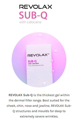 Revolax Deep With Lido Hyaluronic Acid Lip Fillers เพื่อการฟื้นฟูผิว