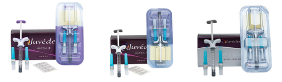 ISO Juvederm Hyaluronic Acid Facial Dermal Filler ฉีด 2x1ml