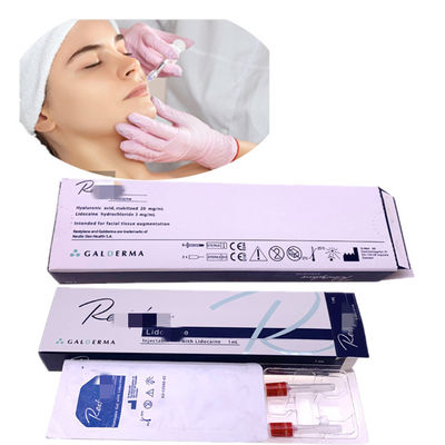 สารเติม HA ที่ฉีดด้วย Lido Hyaluronic Acid การรักษาริ้วรอยในใบหน้า จมูก และริมฝีปาก