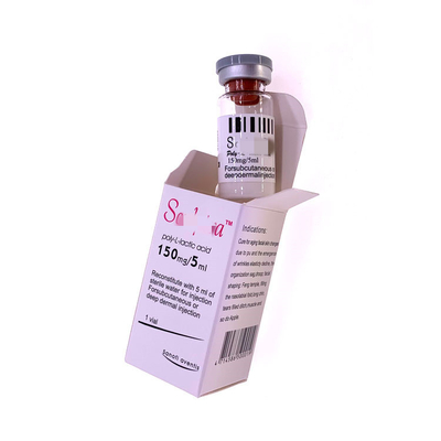 150 มิลลิกรัม/5 มิลลิลิตร PLLA การฉีด Poly L Lactic Acid For Face คอลลาเจน 3D PLLA