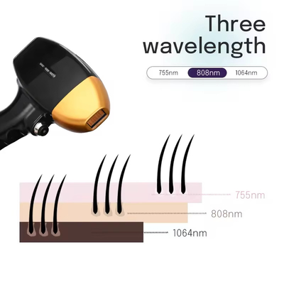 2024 เครื่องตัดผมเลเซอร์ไอซ์มืออาชีพใหม่ที่สุด 755nm 808nm 1064nm เครื่องตัดผมเลเซอร์ไดโอเดส