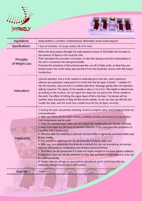 สลายไขมันและกระชับผิว Lipolytic Solution Hyaluronidase
