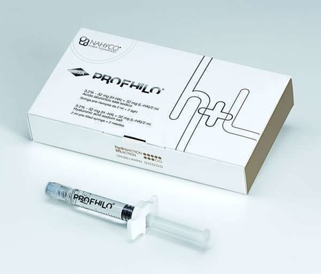 ระยะยาว 62mg 2ml สารเติมผิวหนังสําหรับฉีด โปรฟิโล H+L โซเดียม ไฮยอลูโรเนต