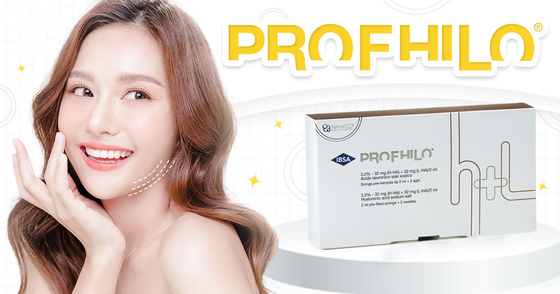 สารเติมเต็มผิวหนังแบบ Cross Linked 2 มล. PROFHILO ทรีทเม้นท์ผิวต่อต้านริ้วรอย ใบหน้า ขาวใส มีประสิทธิภาพในการฟื้นฟูผิว