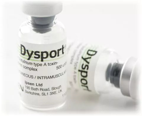 Dysport 500 ยูนิต โบทูลินัม ท็อกซิน สำหรับการรักษาลดเลือนริ้วรอย