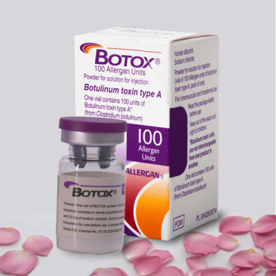 โบท็อกซ์ Allergan 100IU Abbive โบท็อกซ์ สารพิษจากแบคทีเรีย Clostridium Botulinum เพื่อลบริ้วรอยบนใบหน้า