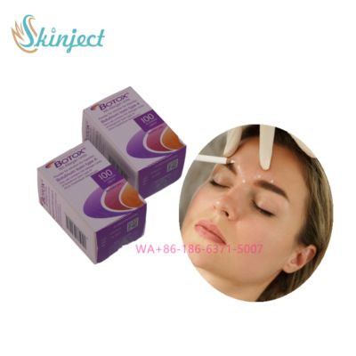 โบท็อกซ์ Allergan 100IU สำหรับฉีดเพื่อลดเลือนริ้วรอย รอยย่นหน้าผาก การรักษาด้วยพิษโบทูลินัมท็อกซินเพื่อผิวเรียบเนียน