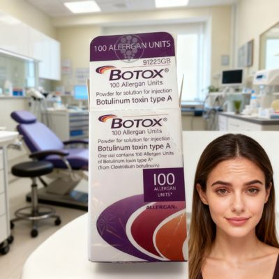 โบท็อกซ์ชนิดฉีด Allergan 100u สำหรับใบหน้า (onabotulinumtoxinA ชนิด A) ลดเลือนริ้วรอยบนใบหน้า
