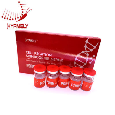 สีขาว PDRN เซรั่ม 3 Ml 5 กล่อง Vial โซลูชั่นบํารุงผิวผสมใหม่สนับสนุนการสังเคราะห์คอลลาเจนและการเยียวยาผิว