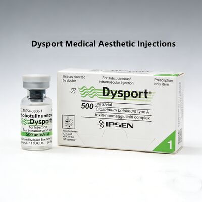 ขายปลีก Dysport Injection สําหรับเส้นผิวหน้าลึก Anti Wrinkle Botox 500u