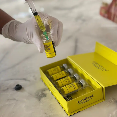 10 ml ต่อถังยาละลายไขมัน กระป๋องมะนาว