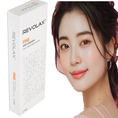 OEM 1.1ml Revolax สารเติมผิวผิวบางลึก Sub-Q น้ําหนักเบาสําหรับเส้นผิวบางและการเยียวยาผิวที่ละเอียด