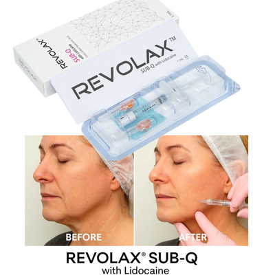 OEM 1.1ml Revolax สารเติมผิวผิวบางลึก Sub-Q น้ําหนักเบาสําหรับเส้นผิวบางและการเยียวยาผิวที่ละเอียด