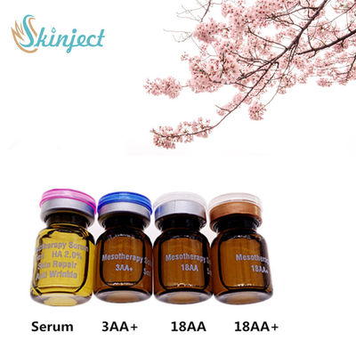 โซลูชัน Mesotherapy ต่อต้านวัยที่โปร่งใสไม่มีสี