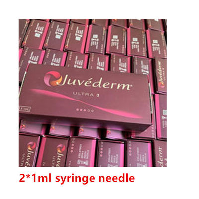 Juvederm Ultra3 2*1ml เข็มฉีดยาเข็มฉีดยา Hyaluronic Acid Dermal Filler ฉีดฟิลเลอร์สำหรับริมฝีปาก