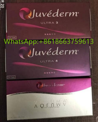 ฟิลเลอร์ผิวหนังด้วยกรดไฮยาลูโรนิก Juvederm Ultra 3 Lips Enlargement Face Filler