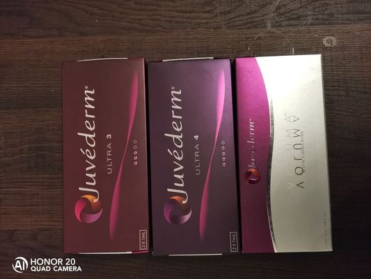 ฟิลเลอร์ผิวหนังด้วยกรดไฮยาลูโรนิก Juvederm Ultra4 ฟิลเลอร์ใบหน้า CE คุณภาพสูง