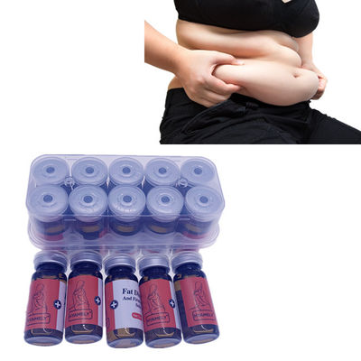 เทคโนโลยีเกาหลี 10ml Lipolysis Lipolytic Solution สลายไขมันสลายไขมัน