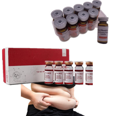 เทคโนโลยีเกาหลี 10ml Lipolysis Lipolytic Solution สลายไขมันสลายไขมัน