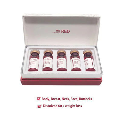 The Red Ampoule Solution Lipolytic Solution Injection สำหรับการเผาผลาญไขมัน