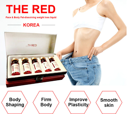 สลายไขมันในร่างกาย Lipolysis Lipolytic Solution Korea The Red Ampoule