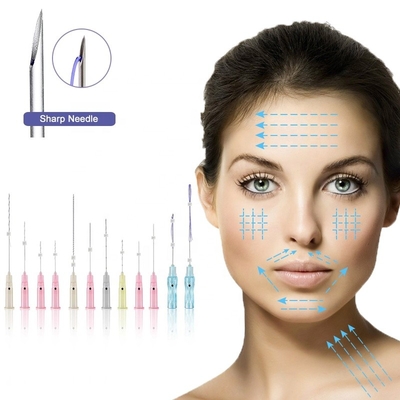 เกาหลี Pdo Medical Suture Face PDO Thread Lift PCl Sharp 26G 27G Gauge