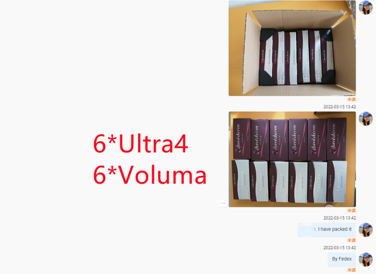 Lip Face Shaping ฟิลเลอร์ผิวหนังด้วยกรดไฮยาลูโรนิก Juvederm Ultra4 Voluma