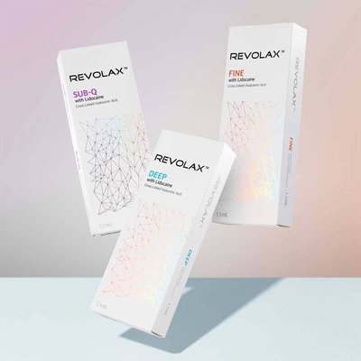CE Mark Revolax กรดไฮยาลูโรนิก Dermal Filler Fine Deep Sub Q Revolax