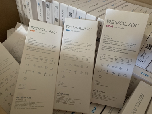 CE Mark Revolax กรดไฮยาลูโรนิก Dermal Filler Fine Deep Sub Q Revolax