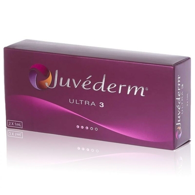 Juvederm Ultra3 Injectable Hyaluronic Acid สำหรับ Lip Filler Dermal 2x1ml