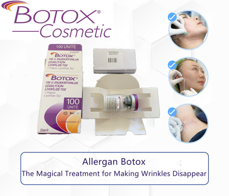 100 หน่วย Allergan  ฉีดต่อต้านริ้วรอยสำหรับใบหน้า