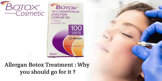 100 หน่วย Allergan  ฉีดต่อต้านริ้วรอยสำหรับใบหน้า