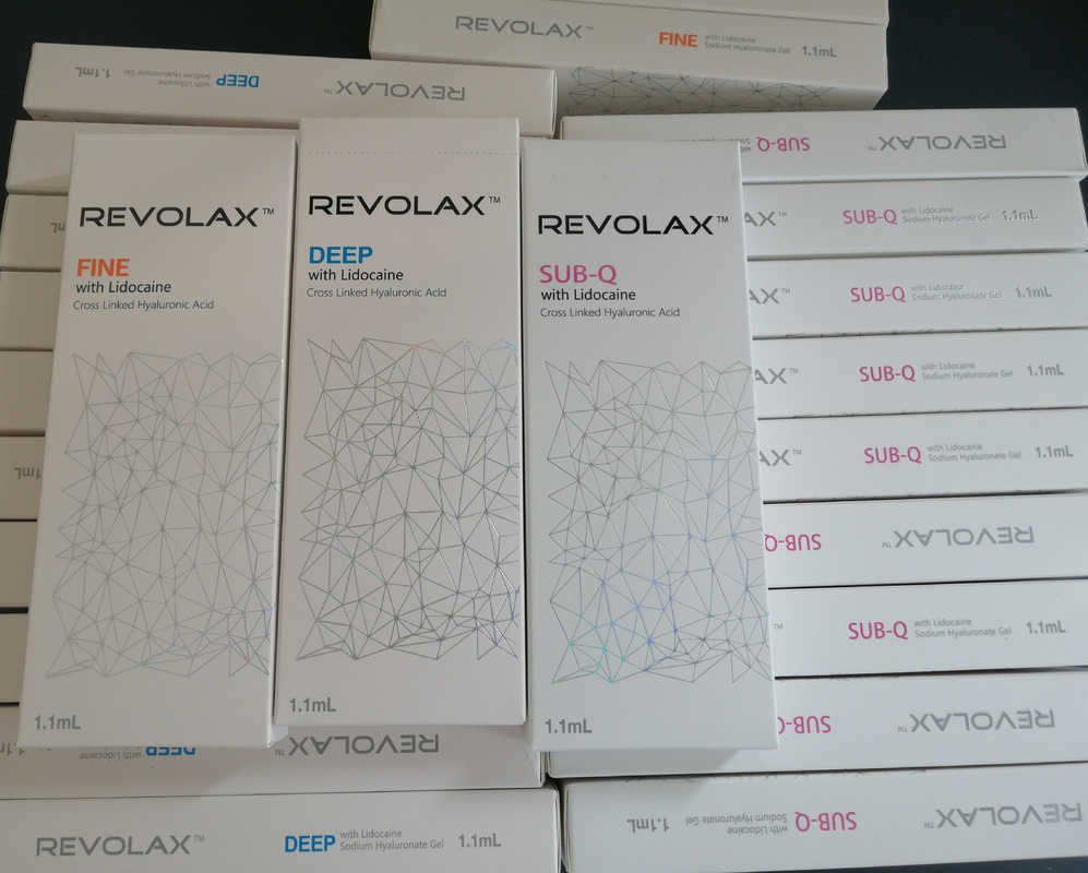 CE REVOLAX ลายละเอียด รอยลึก ไฮยอลูรอนิกแอซิด ผิวหนัง เติมสําหรับขนาดใหญ่ของใบหน้า