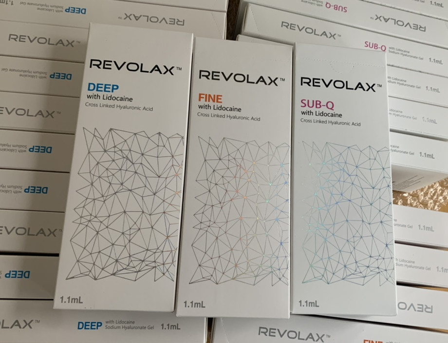 1.1ml Cross Linked Dermal Filler CE Revolax Injection Hyaluronic Acid สำหรับ Face Line