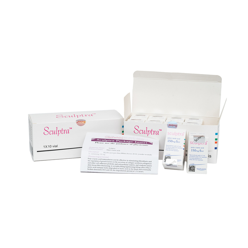 3D Collagen Poly L Lactic Acid PLLA Face Injections ลดเลือนริ้วรอย