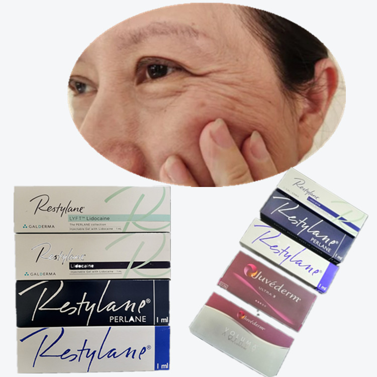 2*1ml/กล่อง Hyaluronic Acid Breast Filler HA Dermal Fillers สําหรับเส้นหน้าผาก