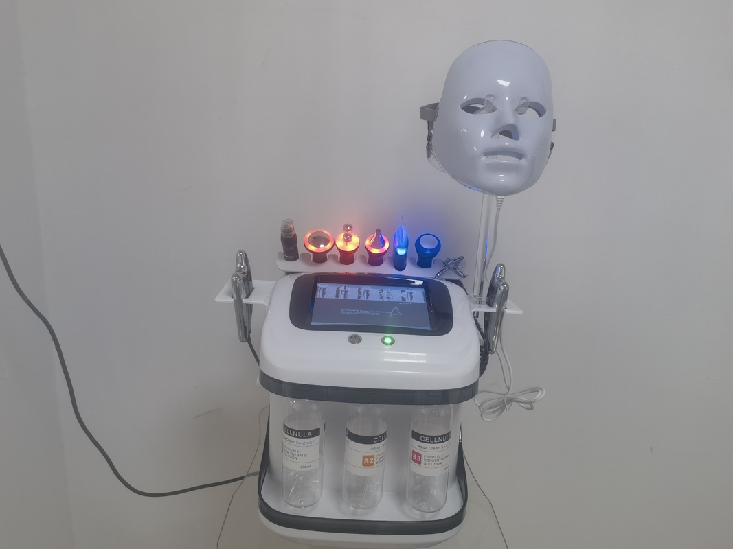 เครื่องบํารุงผิวผิวแบบพกพา Multipolar Rechargeable Air Injection Dermabrasion