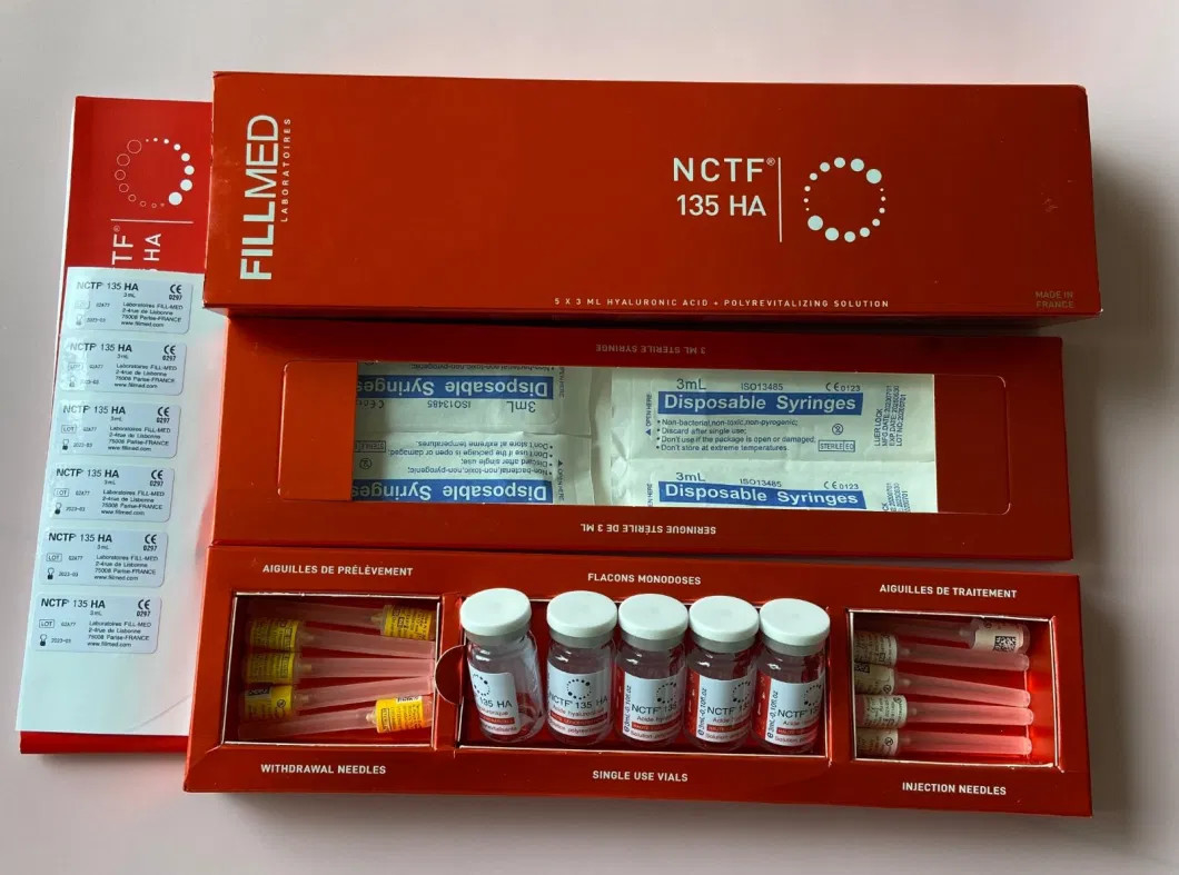 เติม Nctf 135ha Mesotherapy สารเสริมผิวฉีดสําหรับการย้อนอายุ Energizer Filorga ป้องกันการแก่